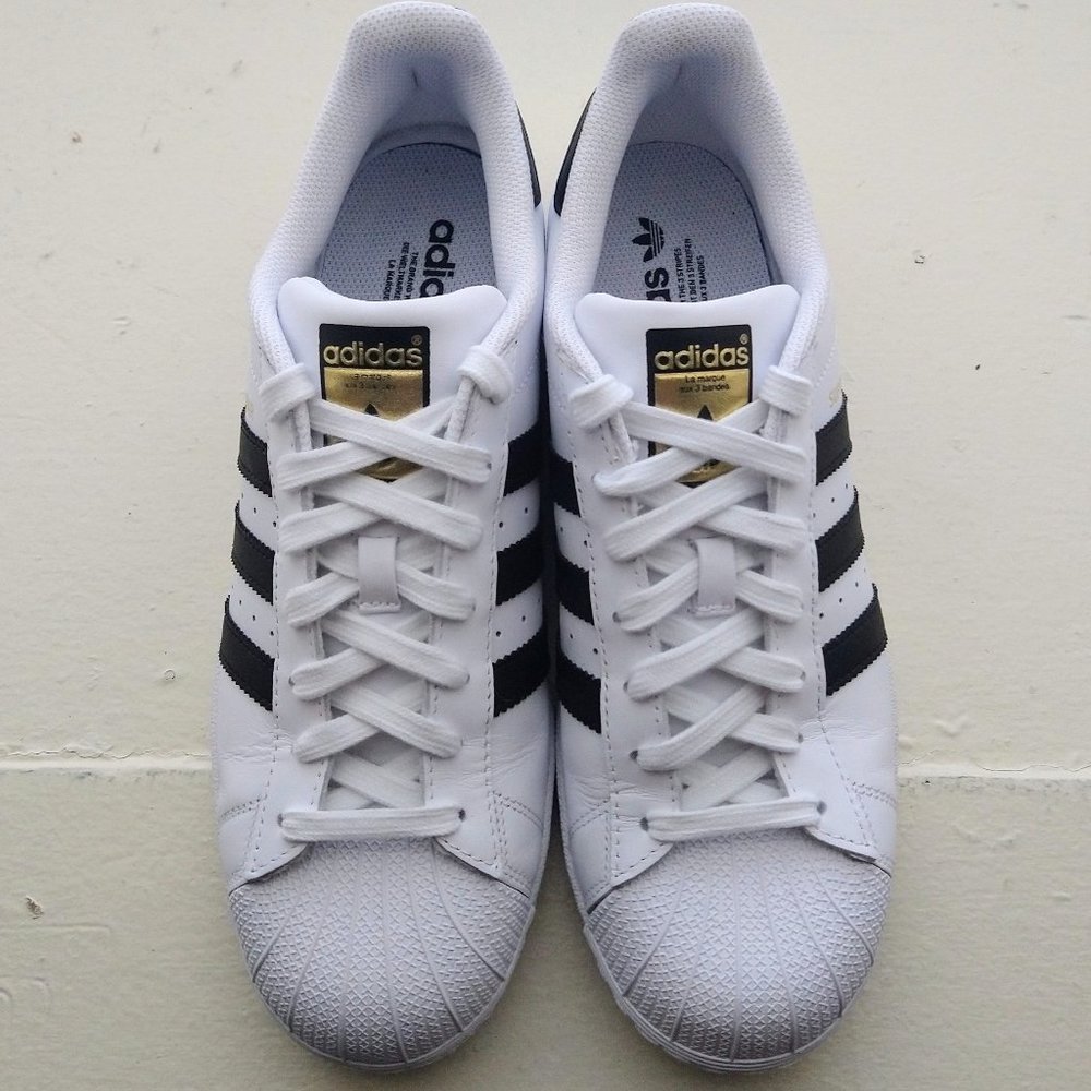 Adidas Women's Originals Superstar Casual Sneakers FV3285 Size 10 White/Black